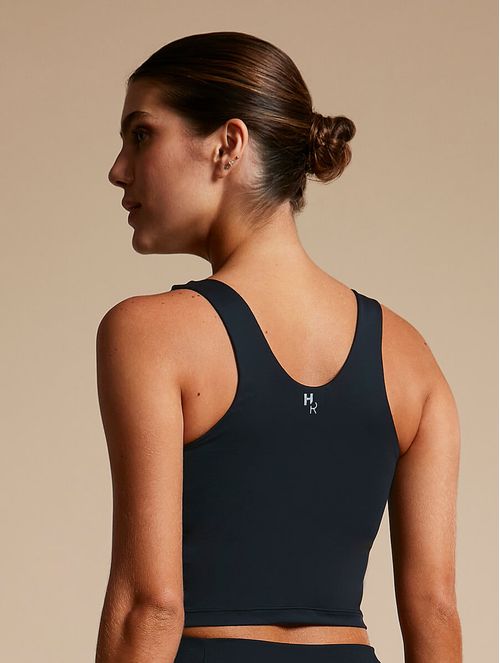 PETO ESTILO T SHIRT ALARGADO | Color Negro