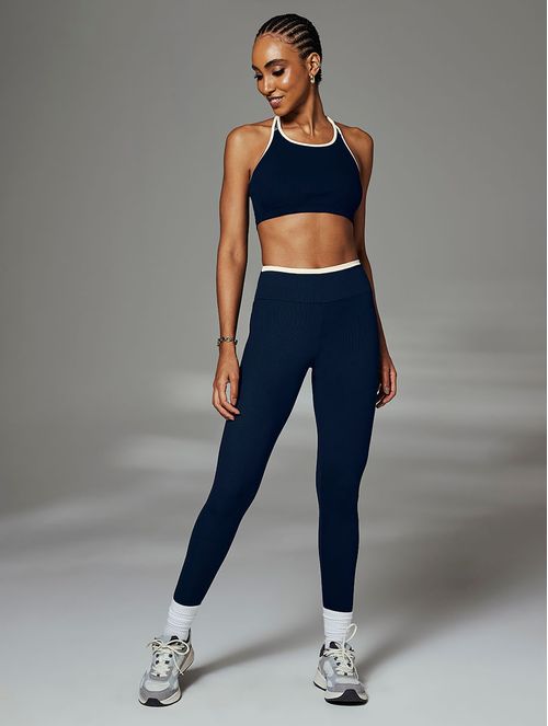 CALZA LEGGING ACANALADA BICOLOR | Color Bicolor