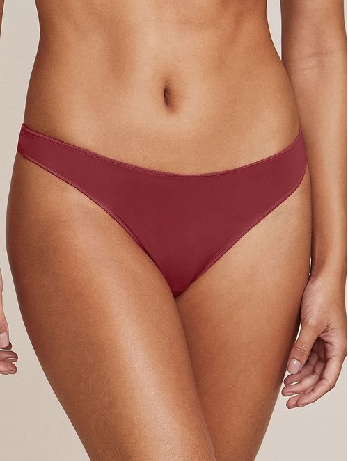 CALZÓN BIKINI CON ACABADO INVISIBLE EN MICROFIBRA