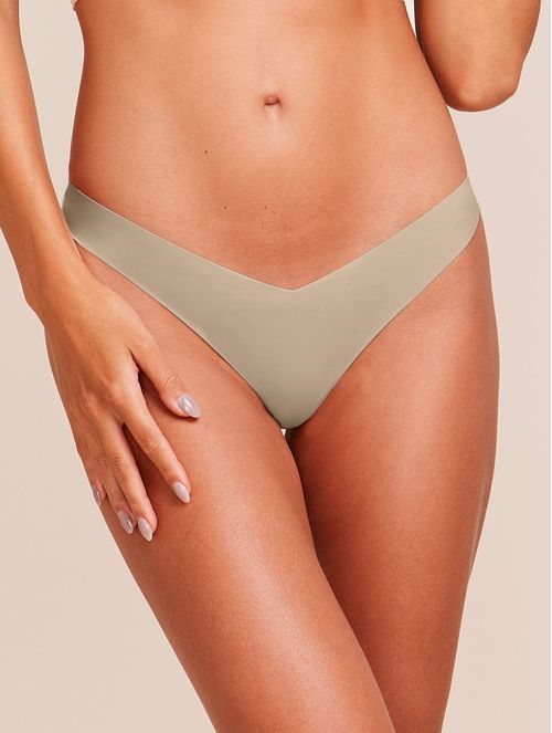 CALZÓN COLALESS EN MICROFIBRA NUDE | Color Beige Gamuza