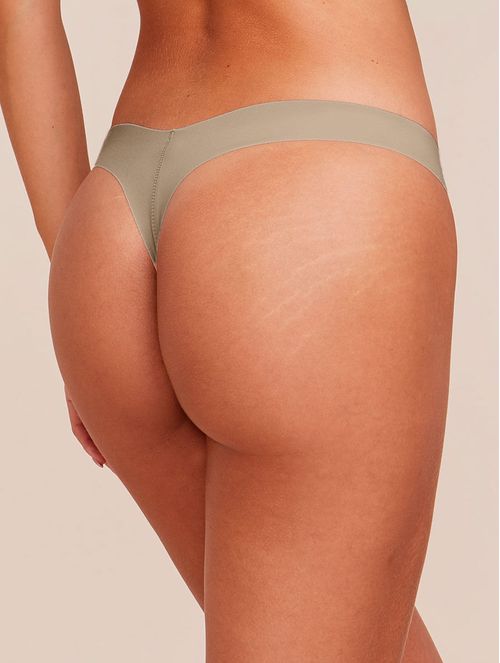 CALZÓN COLALESS EN MICROFIBRA NUDE | Color Beige Gamuza